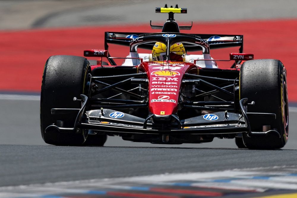 Lewis Hamilton was the fastest non-Mercedes driver in the session