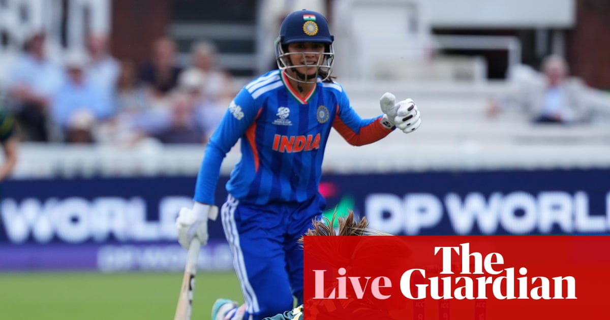 Australia v India: Women’s T20 World Cup – live | Women's T20 World Cup 2026
