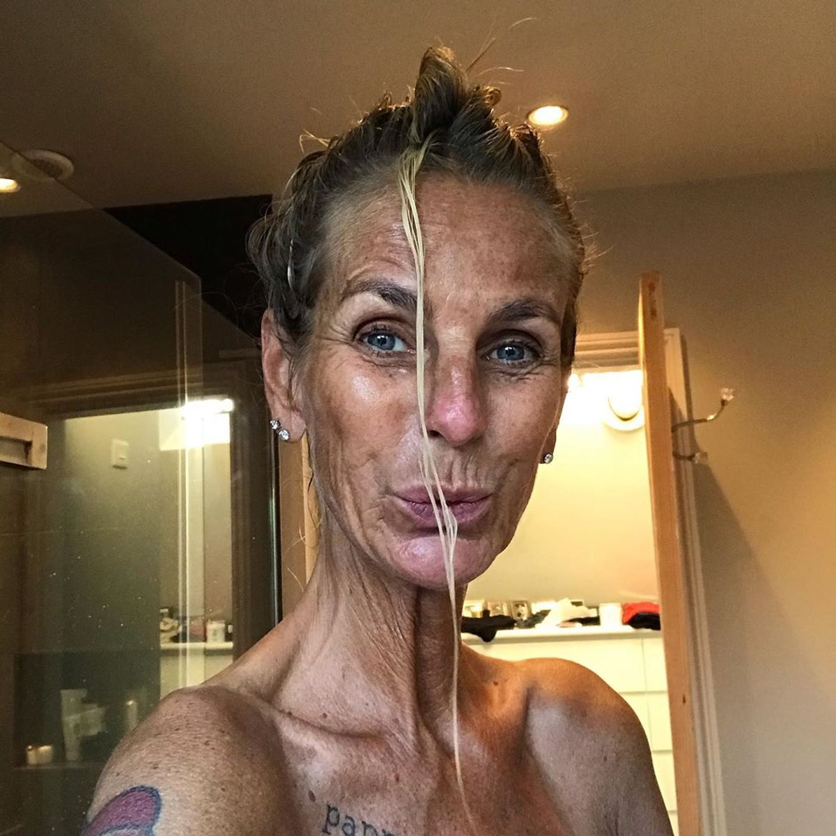 Ulrika shocked fans with a selfie in lockdown
