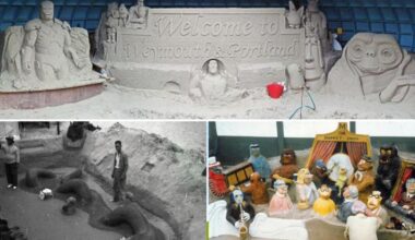 Favourite Weymouth Beach sand sculptures across the years