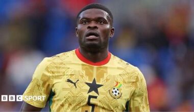 Ghana midfielder Thomas Partey