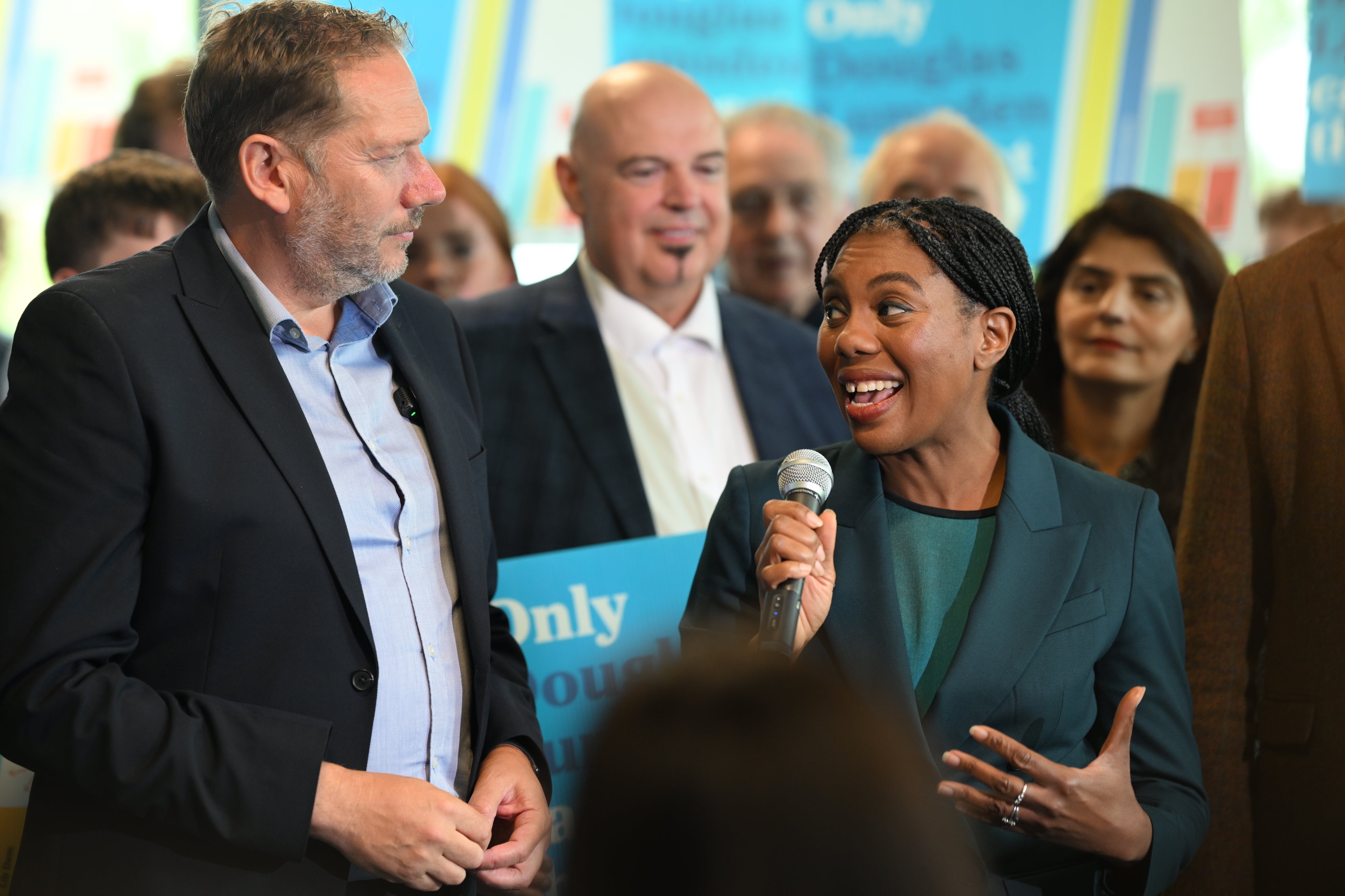 Conservatives, including leader Kemi Badenoch, celebrated the party’s win in the Aberdeen South by-election, where they comfortably seized the seat from the SNP