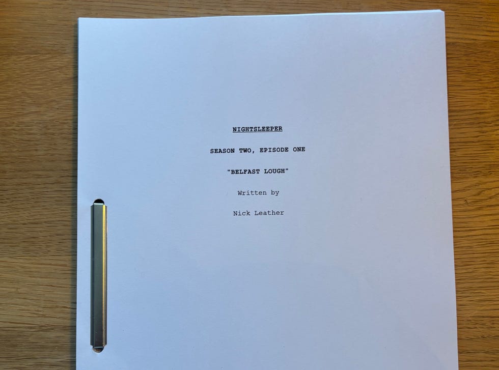 Nightsleeper season 2 screenplay for the episode belfast lough from the show nightsleeper