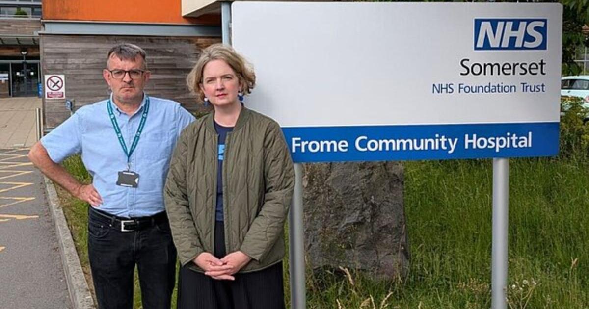 Somerset MP thanks hospital staff who saved husband's life