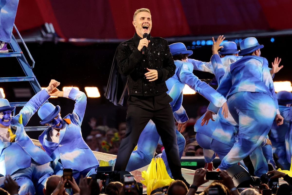 Gary Barlow performs in Cardiff on Tuesday, June 16,