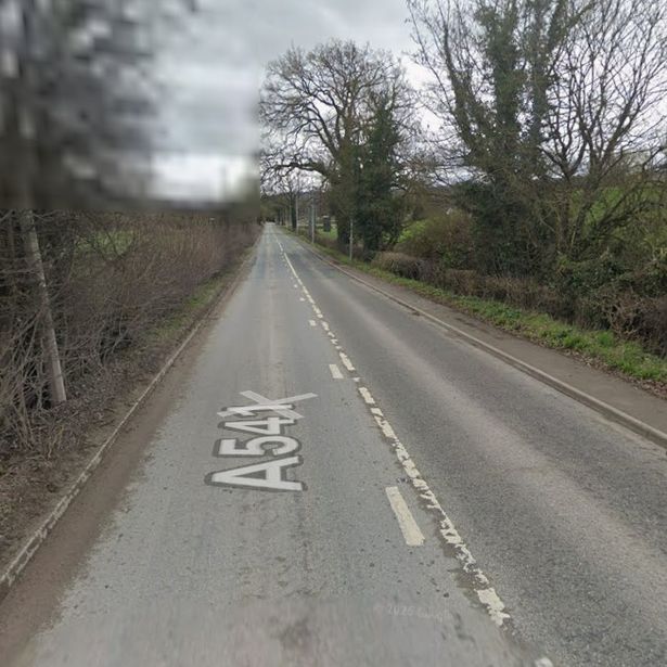 A stretch of the A541 has been closed