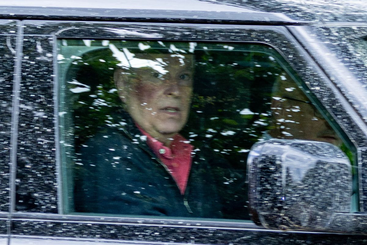 Andrew Mountbatten-Windsor was recently snapped driving near his Sandringham with a mysterious bruise