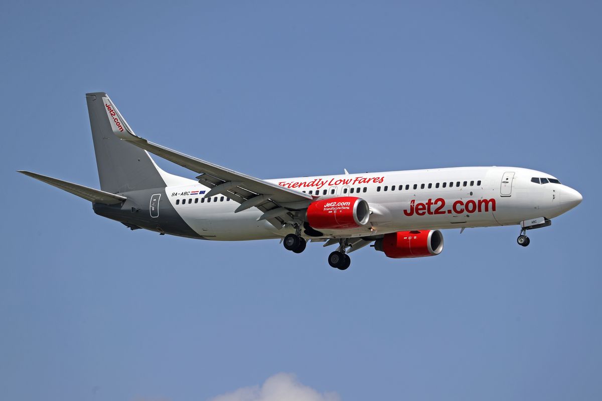 The plane declared a mid-air emergency (stock photo)