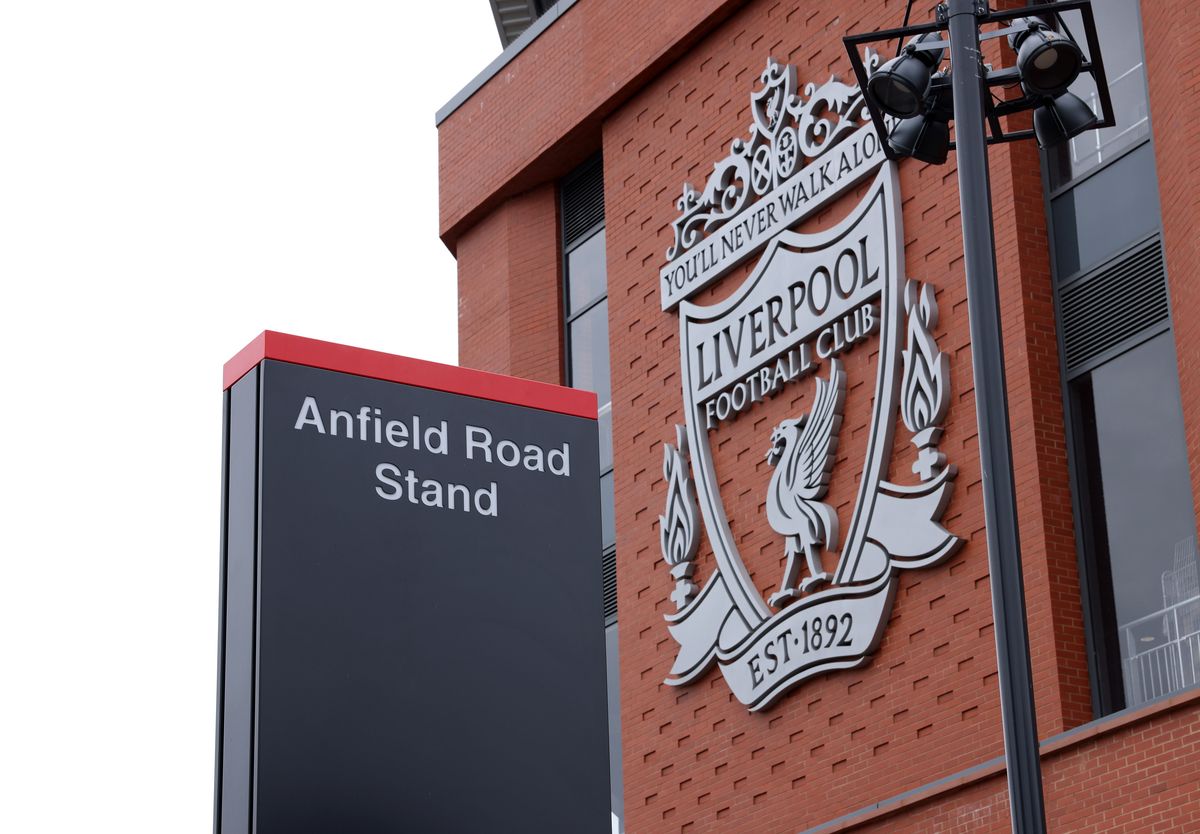 The newly expanded Anfield Road End at Anfield