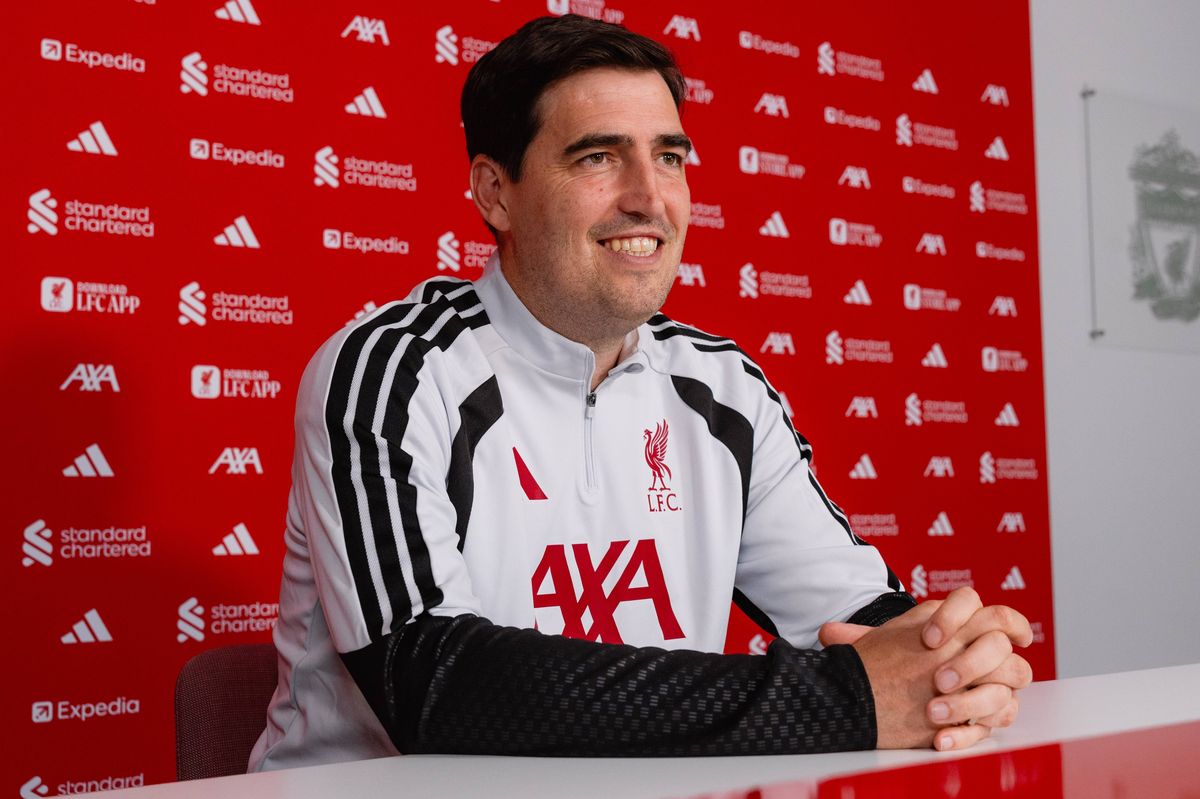 Andoni Iraola new manager of Liverpool Football Club at Axa training centre