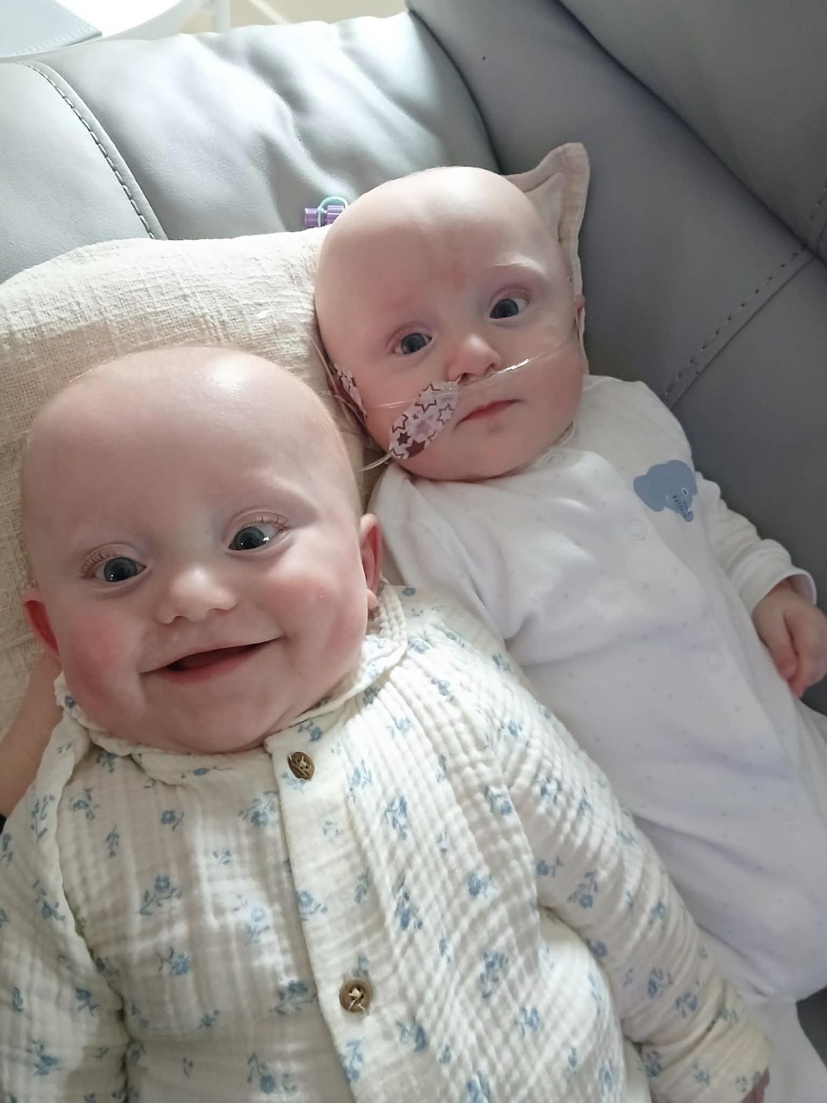 A photo of Frankie and Orla