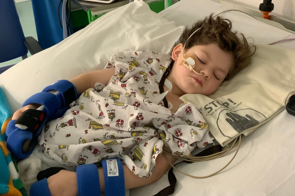 Rafi was placed on life support aged seven after contracting a rare form of E.Coli