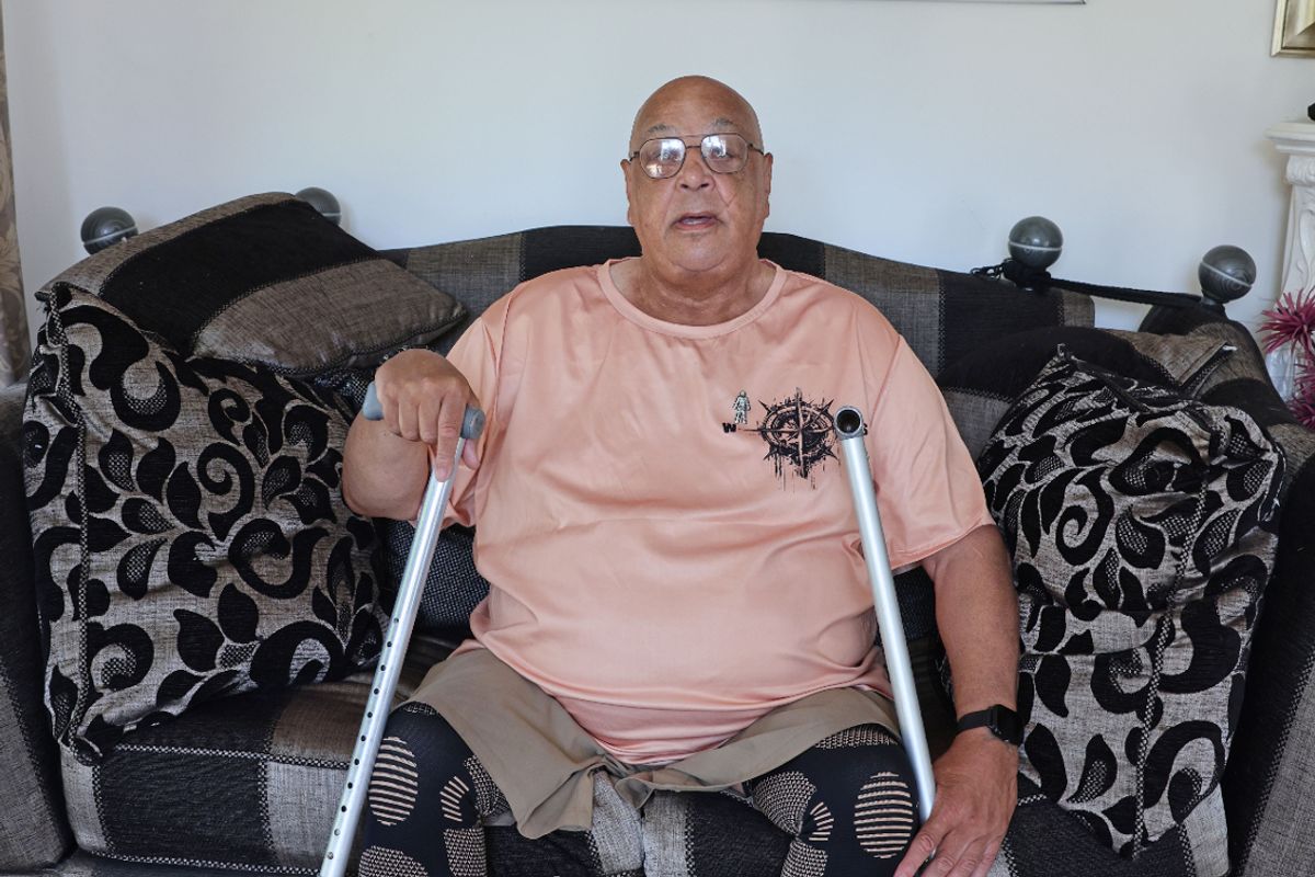 Tony Daniels at home in Mossley Hill
