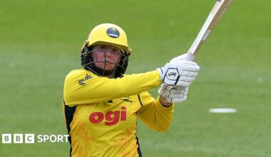 Lauren Parfitt batting for Glamorgan