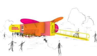 Ab Rogers wins contest for mobile museum to tour arts across the UK