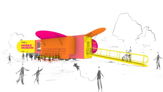 Ab Rogers wins contest for mobile museum to tour arts across the UK