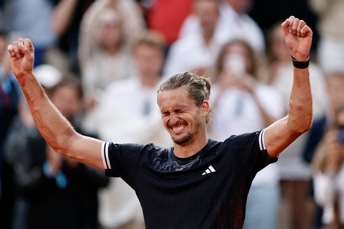 French Open final LIVE: Result and reaction as Alexander Zverev wins Roland Garros title in five-set classic with Flavio Cobolli