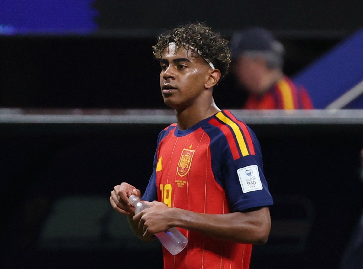 Yamal came on as a substitute in Spain's opening game