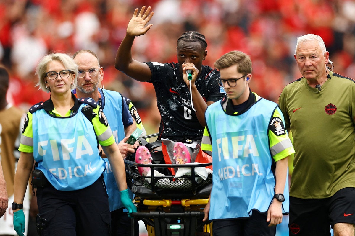 Canada’s Ismael Kone breaks leg in horror incident during World Cup win over Qatar