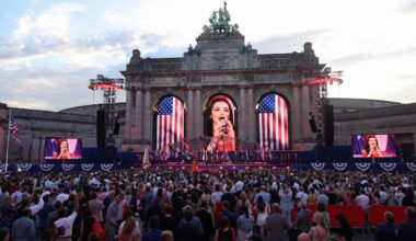 Kash Patel’s girlfriend has technical glitch during National Anthem performance - The Independent