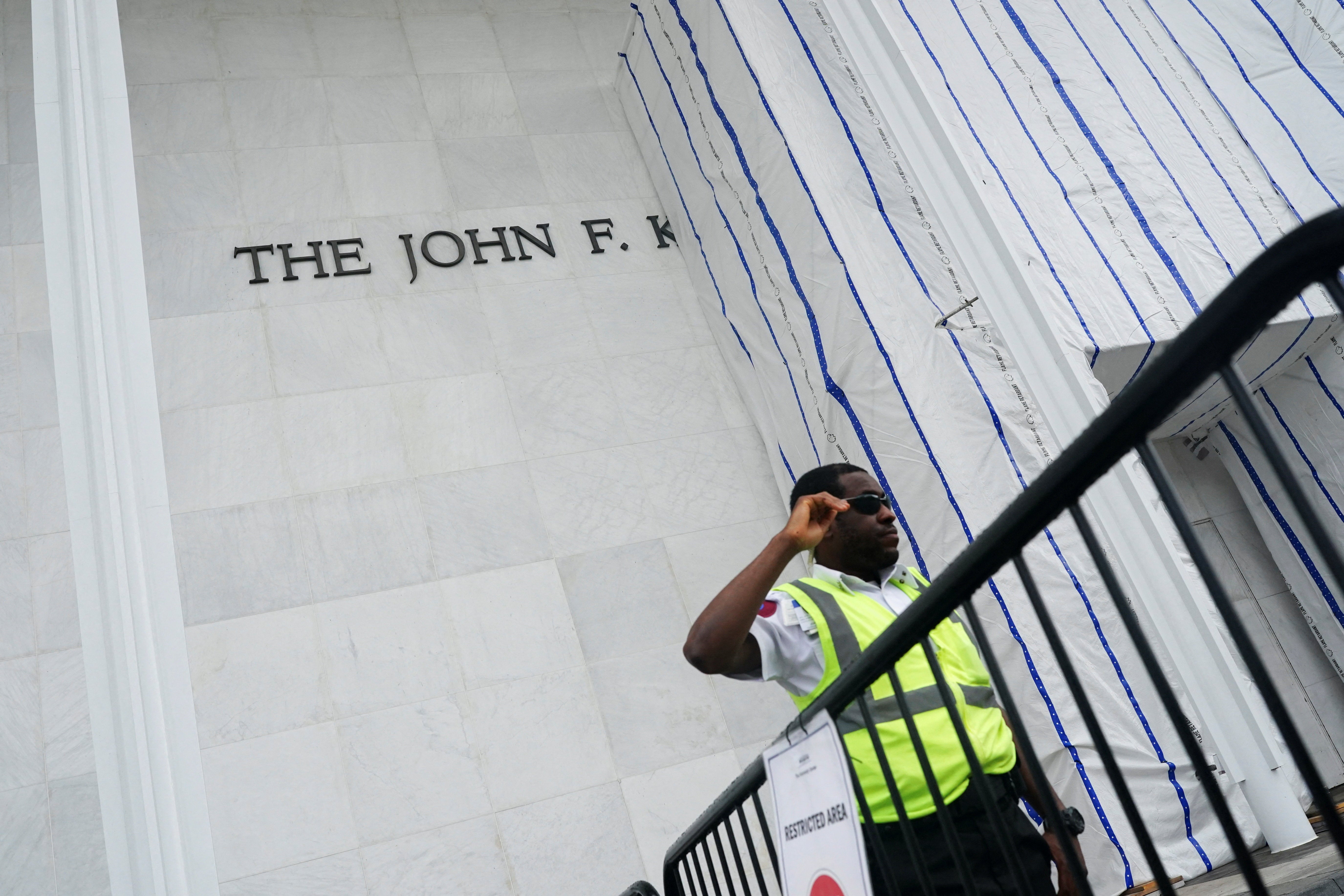 The future of the Kennedy Center hung most prominently over the event
