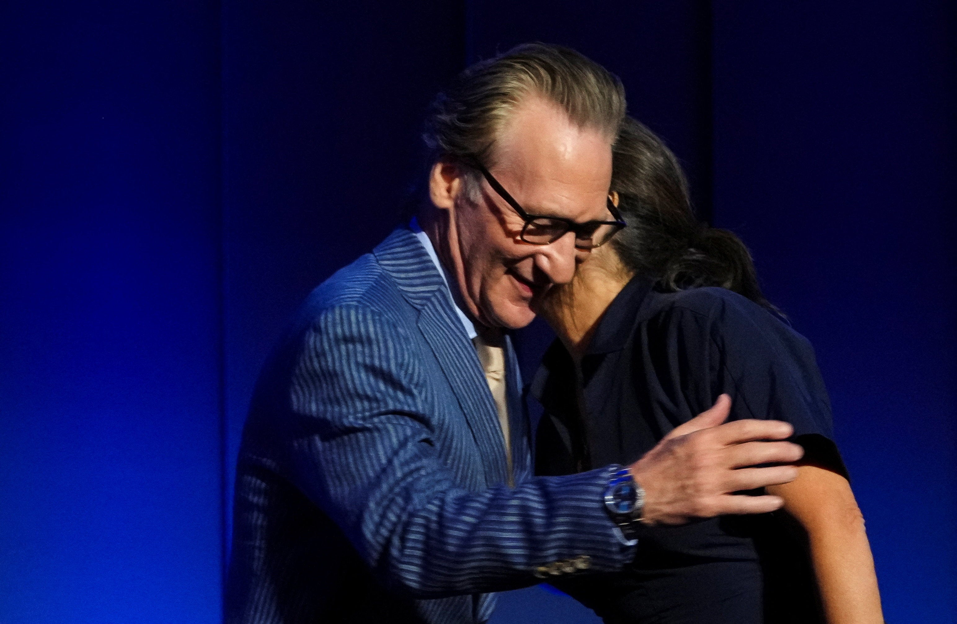 Just moments after Maher began to accept the prestigious Mark Twain Prize for American Humor, Matt Friend, a leading impersonator of the president, took to the stage and, in Trump’s voice, joked that he would accept the award himself