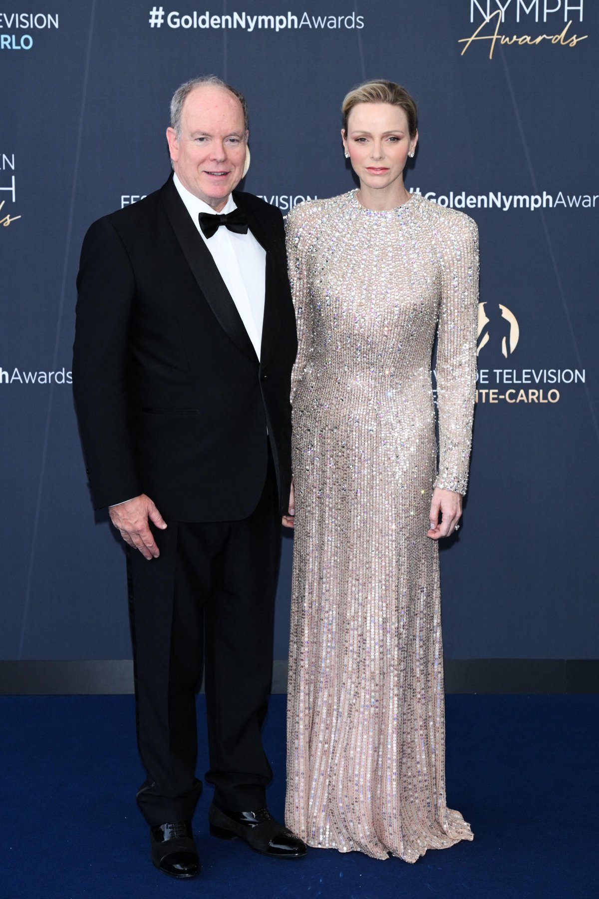 The Prince and Princess of Monaco attend the closing ceremony of the 65th Monte Carlo Television Festival on June 16, 2026 (IPA/Alamy)