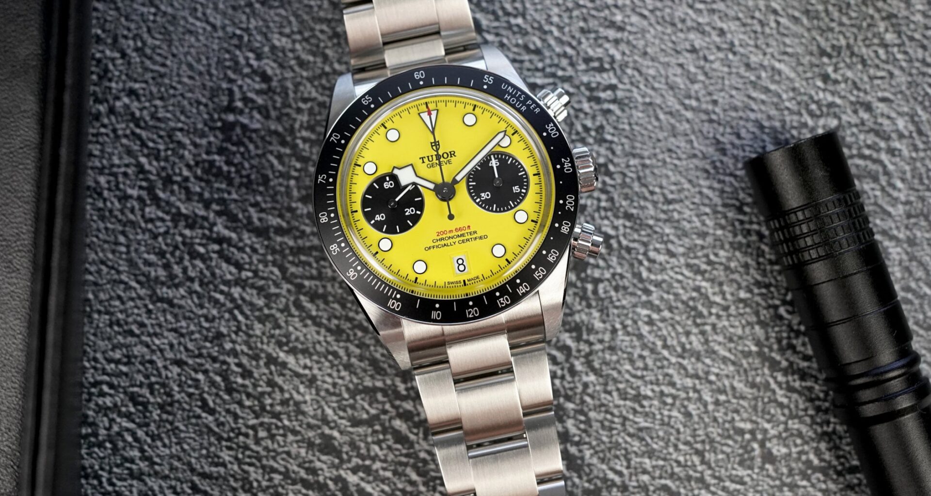 Hands-on: The Tudor Black Bay Chrono 39 Bumblebee