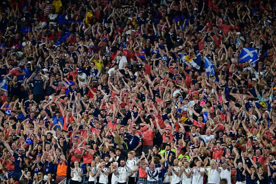 Scotland fans have arrived to the World Cup in their masses