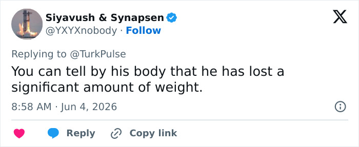 User noting significant weight loss visible in man's body after jaw exercises User noting significant weight loss visible in man's body after jaw exercises