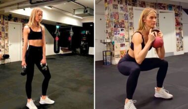 Frida Redknapp, 44, does this 6-move gym workout for max leg and bone strength – how to do it