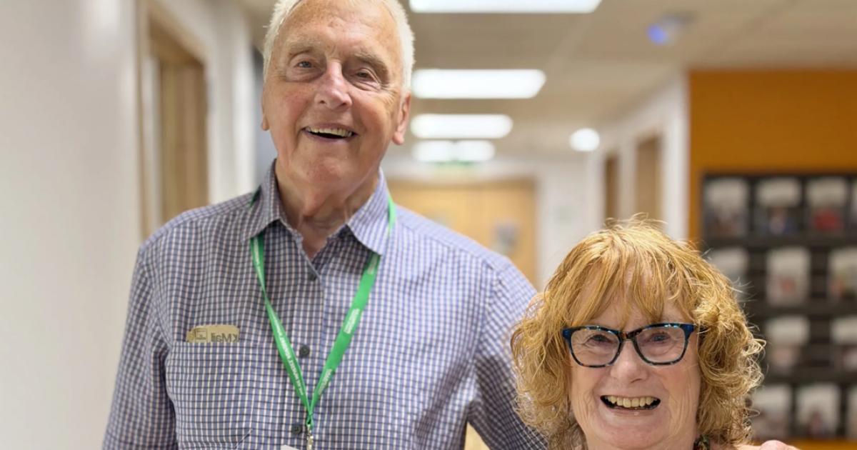 Breast cancer survivor volunteering at King's Lynn hospital