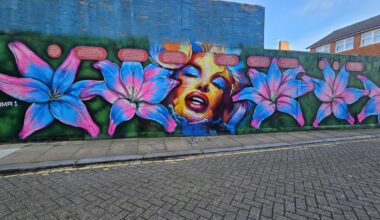 Marilyn Monroe mural brightens up street in Harwich