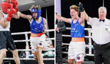 Boxer Robbie McMaster competes for Boxing Alliance Scotland