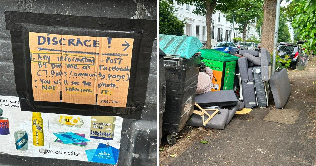 Frustration at 'constant' flytipping in Seven Dials Brighton