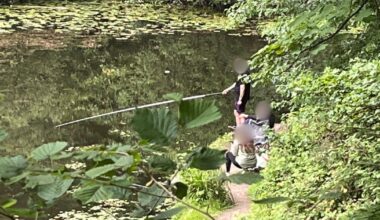 Fears for wildlife after group caught fishing at quarry