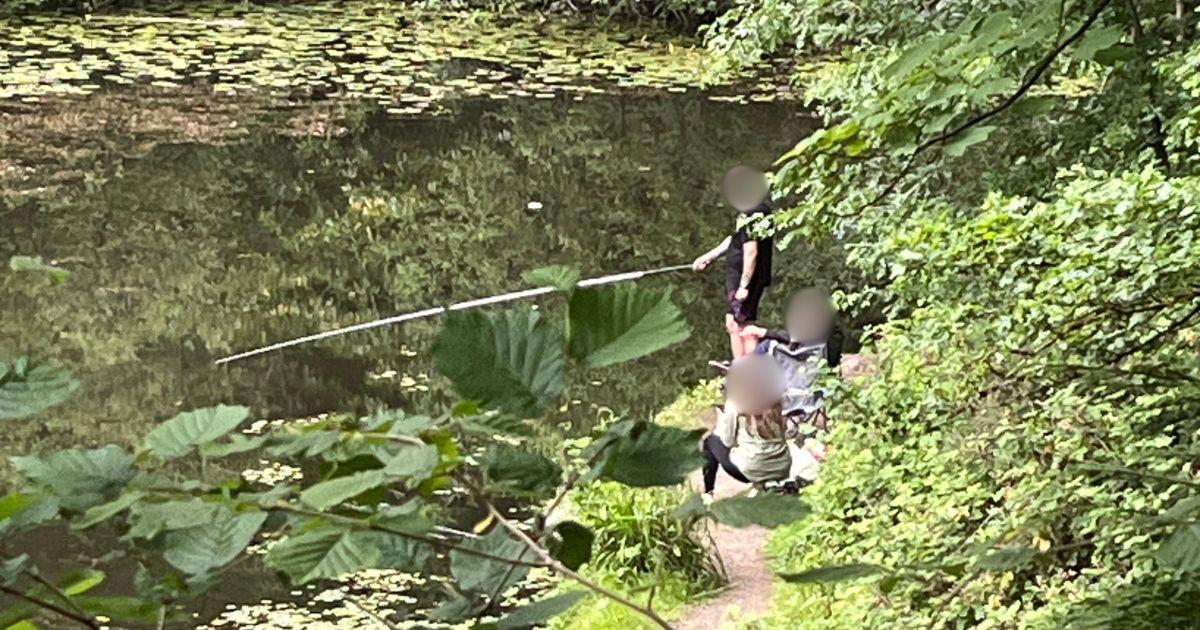 Fears for wildlife after group caught fishing at quarry