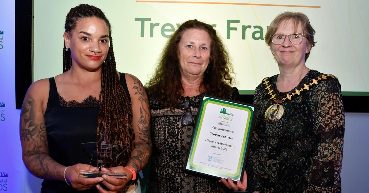 Trevor Francis wins lifetime achievement award in Basingstoke