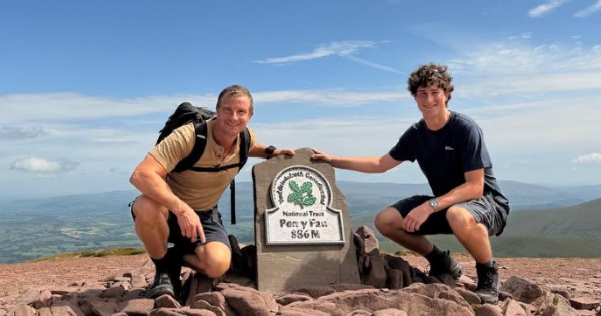 Bear Grylls spotted on Pen y Fan as he celebrates birthday