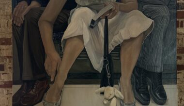 Viral painting by Norfolk artist displayed at Ickworth House