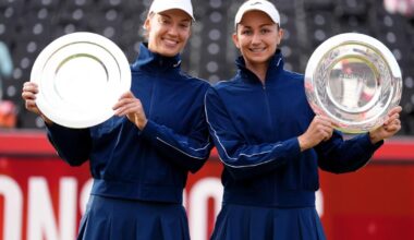 Norfolk's Olivia Nicholls wins doubles title at Queen's Club