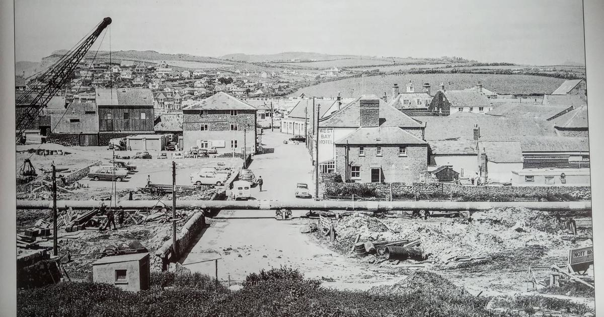 West Bay sewer outfall extension in 1967 to tackle pollution