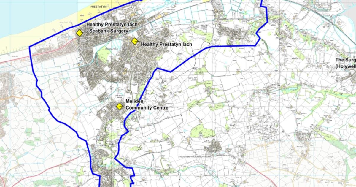 Healthy Prestatyn Iach: New proposed boundary map revealed