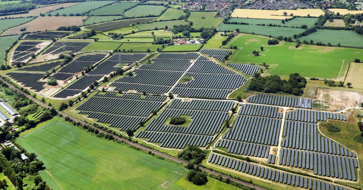 Bloy's Grove solar farm takes shape on Norfolk fields