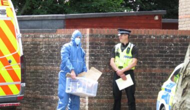 Poole murder probe - Forensics scour home over teenager's death