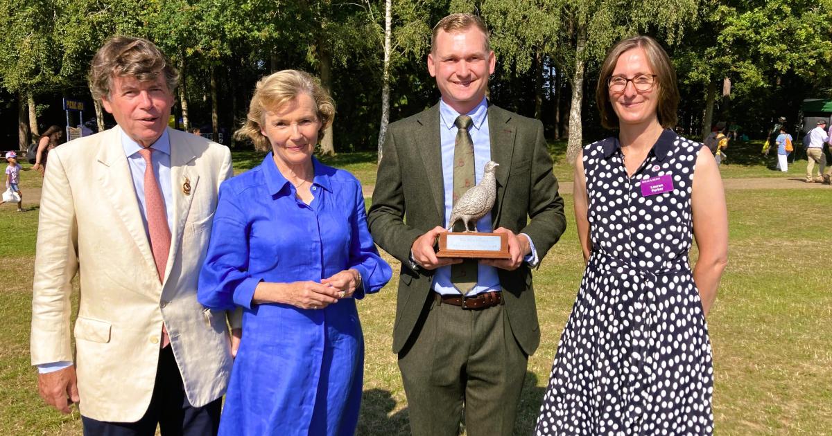 Royal Norfolk Show: Nature-focused farm wins Grey Partridge award