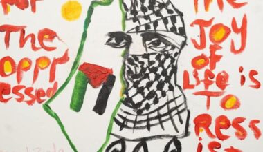 Glasgow gallery exhibits paintings made by injured children from Gaza