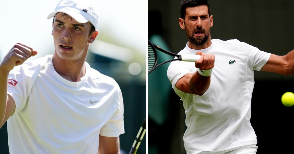 Wimbledon - Hertfordshire's Oliver Tarvet could face Novak Djokovic
