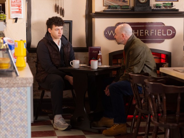 Will Driscoll and Tim Metcalf sharing a table in Roy's Rolls