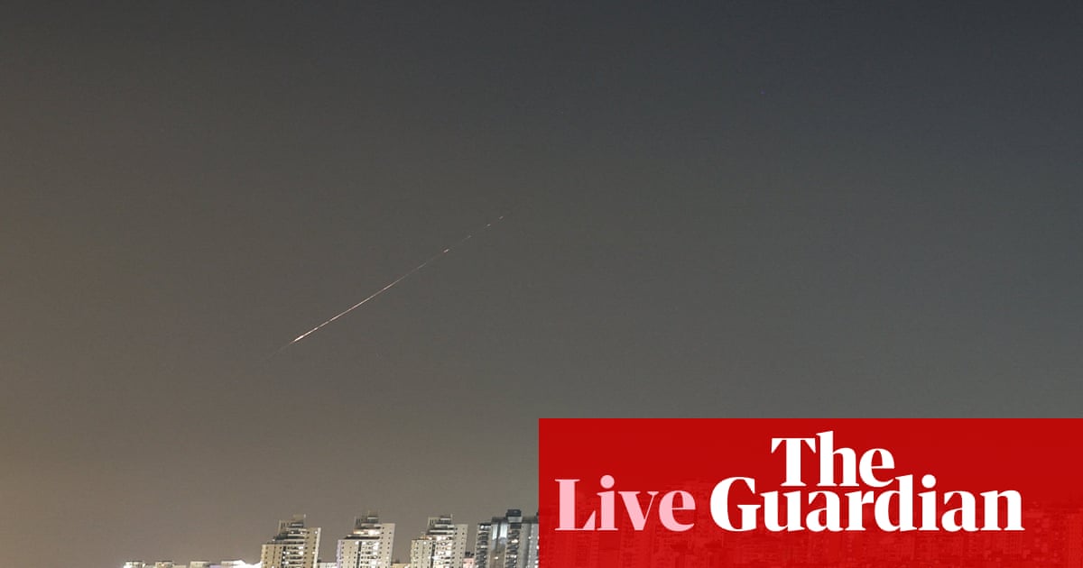 Middle East crisis live: Iran launches missiles towards Israel after Lebanon airstrikes | US-Israel war on Iran